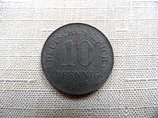 10 Pfennig Kaiserreich 1916 - 1922 ADEFGJ Eisen u. Zink