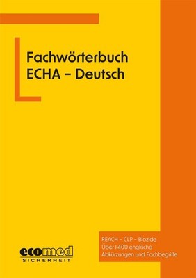 Fachwörterbuch ECHA - Deutsch ecomed-Storck GmbH