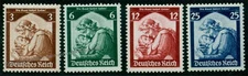 Germany 1935 Return of Saar Mother Child Mi565-568 Stamp Set MNH 50059