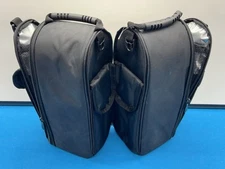 Caddy-O Wine Bottle Dual Carrier Tote Cooler Chill Blue Shoulder Strap Zips