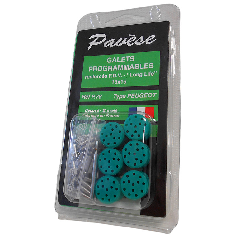 Kit galets 13x16 réglables 2.5g 8.5g pour scooter Peugeot et moteur 50cc 2T