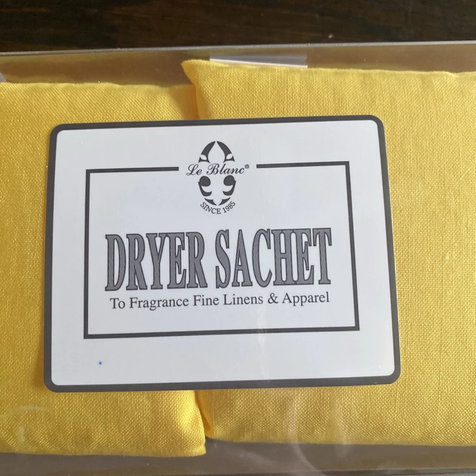Le Blanc 2 pk silk & lingerie Dryer Sachets + Specialty Wash Summer Verbena New - Imagem 3 de 4