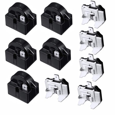 Refrigerator Compressor Relay and Overload Kit 5 Sets,Refrigerator Starters... 
