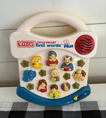 Vintage Vtech Little Smart First Words Plus Toy Learning Music. Works!