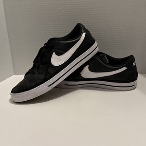 Nike Men’s Court Legacy, Black/White  Casual Shoes Size 9.5