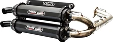 TRINITY RACING TR-4153D-C2 Stage 5 Dual Exhaust - 2016-2021 Polaris RZR XP Turbo