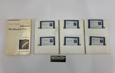 Commodore Amiga Workbench 3.0 w/ Guidebook | Retro Desktop Manager for Amiga