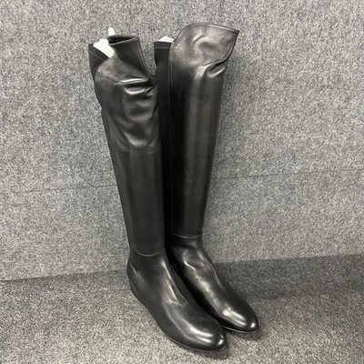 STUART WEITZMAN 5050 Round Toe Boots Women's Size 9 Black