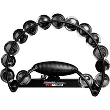 RhythmTech Pro Tambourine Black/Stainless Steel Jingles