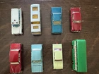 1960s Lesney Matchbox 8 Vehicle Lot Benz, Lincoln, Corsair, Rolls, Zodiac, Buses