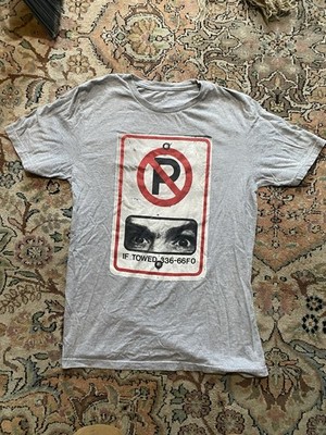 Unique Small No Parking Road Sign T Shirt Charles Manson Eyes Towing Enforce