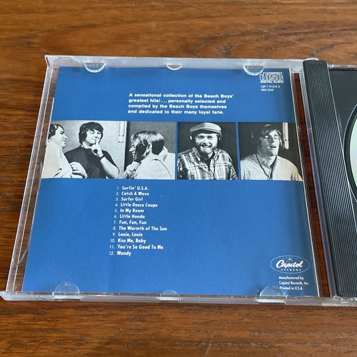 The Best of the Beach Boys, Vol. 1 by The Beach Boys (CD, Nov-1988) - Good - Foto 2 di 4