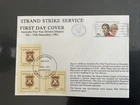 1981 Australian Strand Strike Mail First Day Cover - Set Of 3 Cricket Stamps