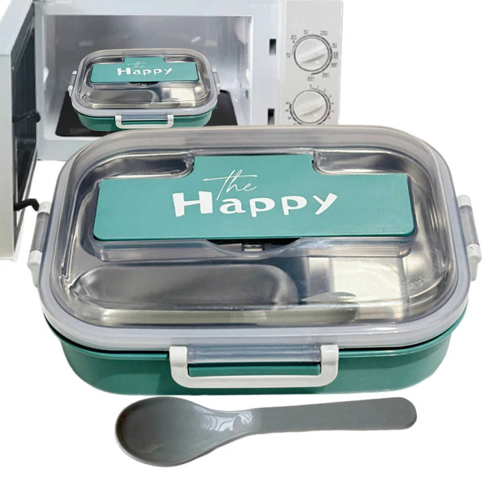Kids Leakproof Microwavable Bento Lunch Box for School Office