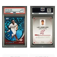 LEE JUNG HOO 2020 SCC KBO Golden Premium Collection 2024 MLB RC PSA 10