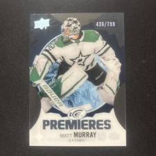 2023-24 UD Ice Hockey Matt Murray 436/799 Dallas Stars Rookie Goalie Card RC . rookie card picture