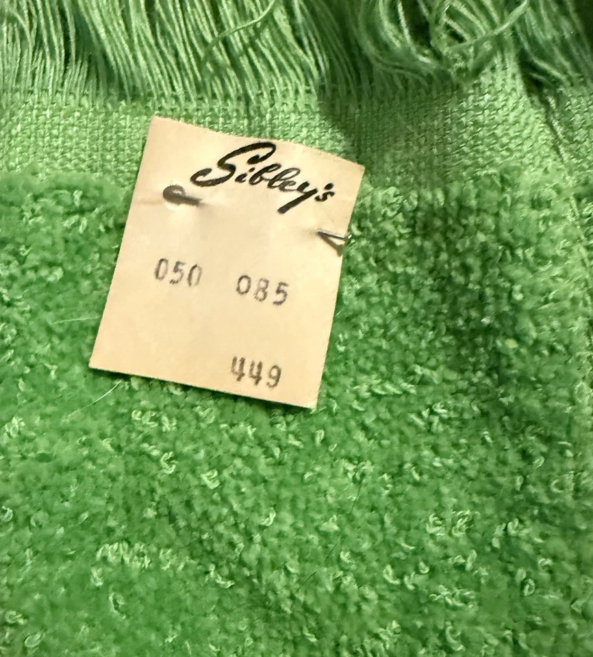 Vintage Cannon Set of 3 Green Hand Towels Christmas Tree-Snowman-Candle - Image 3 of 3