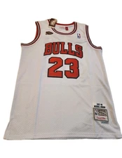Mitchell & Ness 🔥 Michael Jordan 🔥#23 Bulls 1997-98 NBA FINALS Jersey Men's LG