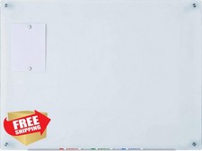 Magnetic Glass Dry-Erase Board 40x35 Set
