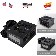 Apevia SFX-AP500W Mini ITX Solution/Micro ATX/SFX 500W Power Supply, 8 pin CPU