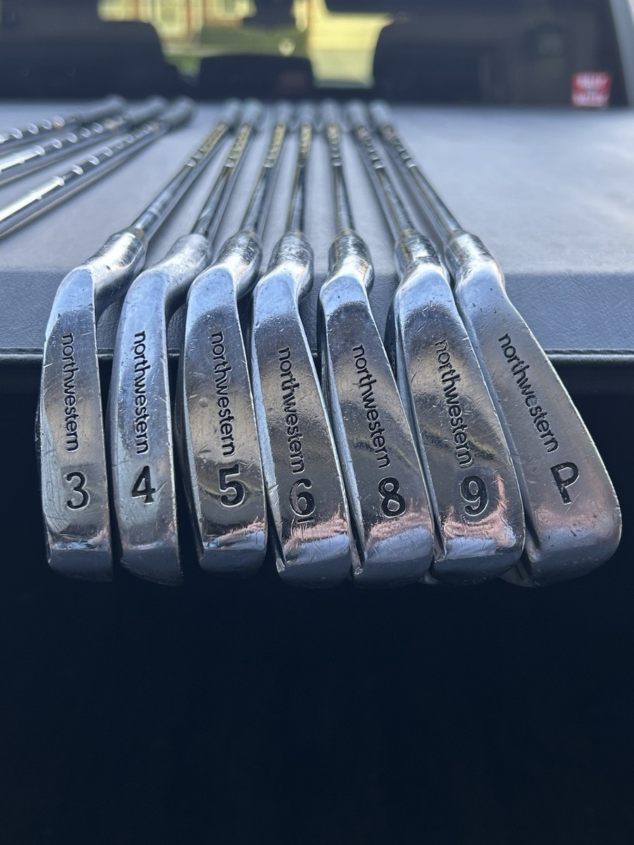 OWEN’S. BOWBILT ビンテージ Vintage Northwestern Pro Bilt Golf Clubs Irons 3,4,5,6,8,9,P 1,3,5