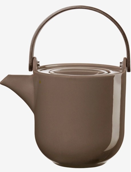Asa Teekanne Coppa Kaori Groß Mit Edelstahlfilter Porzellan 1 L Braun GläNzend-image