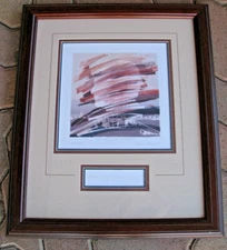 SUSAN PATE~OPUS ONE~WINERY~SYNERGY~SIGNED LITHOGRAPH~1989~122/850~COA~FRAMED~'92
