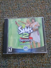 The Sims 2 University - Expansion Pack - PC Game - 2 Disks 