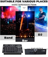 72 Channel DMX512 Light Controller Wedding DJ Led Stage Par Mini Dimmer Console