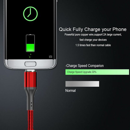 USB To Type C Charger Cable 3A Fast Charging Long Lead Data Cord For Samsung - Picture 4 of 10