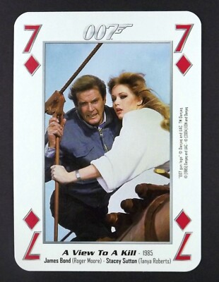 A view to a kill Roger Moore Tanya Roberts 007 James Bond = 7 Diamanten   Q42