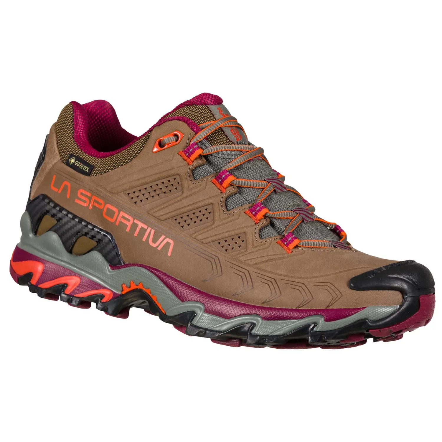 La Sportiva Ultra Raptor II Leather GTX WIDE woman - col.Taupe/Red Plum
