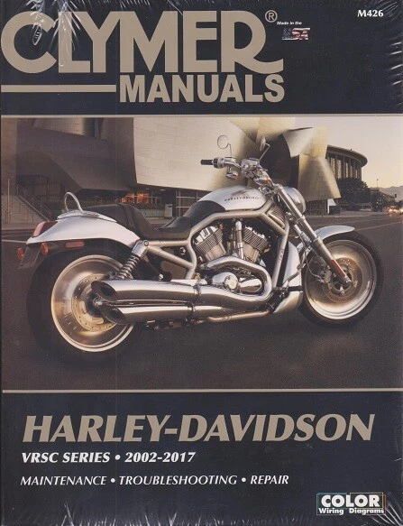 PRINTED BOOK 2002-2017 Harley VRSC V-ROD VROD Clymer Repair Service Manual M426
