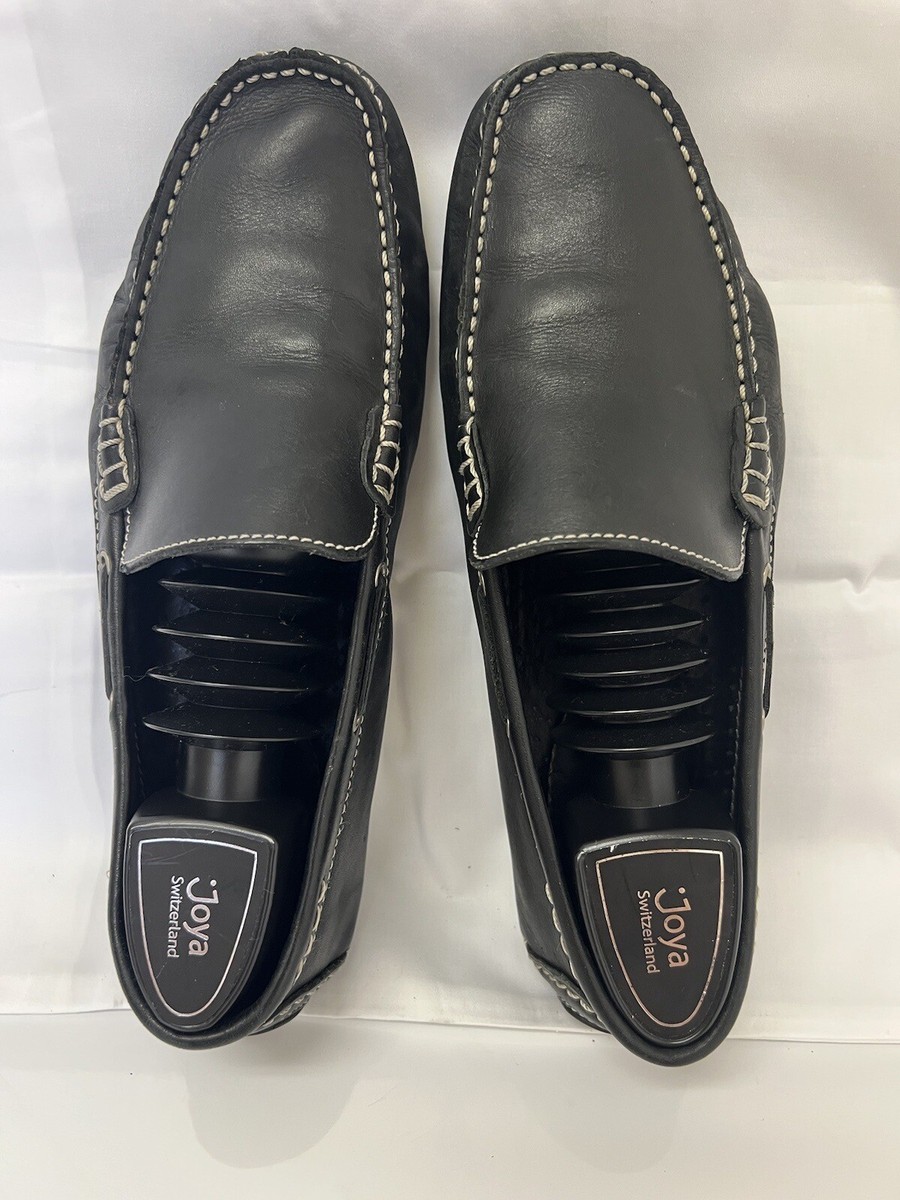 VIA SPIGA Black Leather Driving Loafers  display picture 2