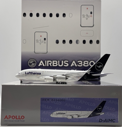 LUFTHANSA A380-800 Reg: D-AIMC Apollo A234002 Diecast 1:400 Scale