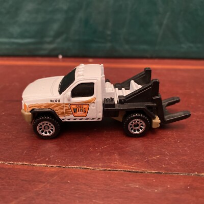 2019 MATCHBOX MDX GARBAGE SCOUT Garbage Truck Diecast Orange White No Dumpster