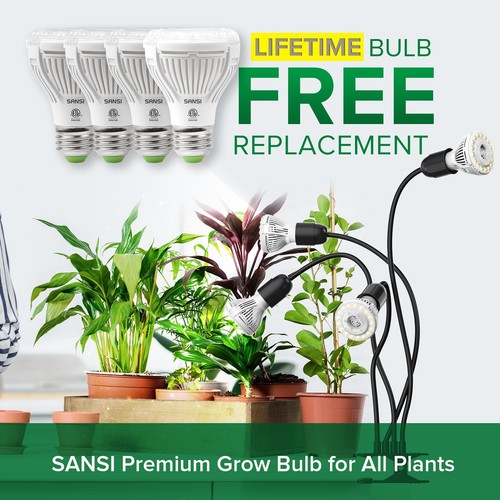 10W-100W LED Indoor Plants Grow Light Clip On Growing Lamp Bulb With Timer SANSI - Picture 68 of 165