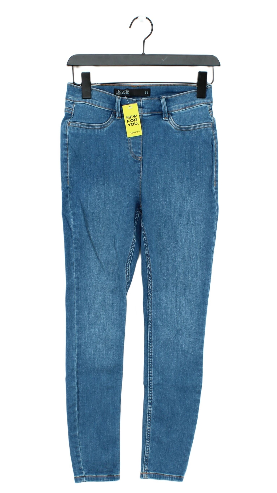 ALTRA Next Leggings Donna UK 8 Blu Cotone con Elastan Altro Jegging