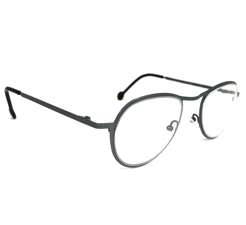 Monturas de gafas vintage La Eyeworks SLICK 545 gris borde completo redondo 43-23-120 Foto 3 de 4