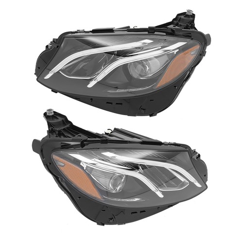 Pair LED Headlight For 2017-2020 Mercedes-Benz E-Class W213 Headlamp Left&Right - Picture 6 of 14