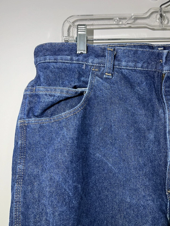 Bulwark FR Flame Resistant Men's Jeans Size 38x34 Blue Denim ARC Rating Nice - Image 2 of 4