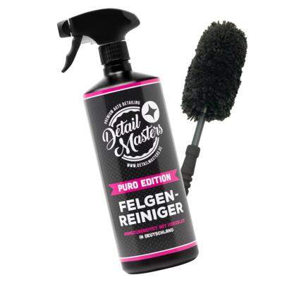 Meguairs mittlere Felgenbürste Supreme medium + DetailMasters Felgenreiniger 1 L