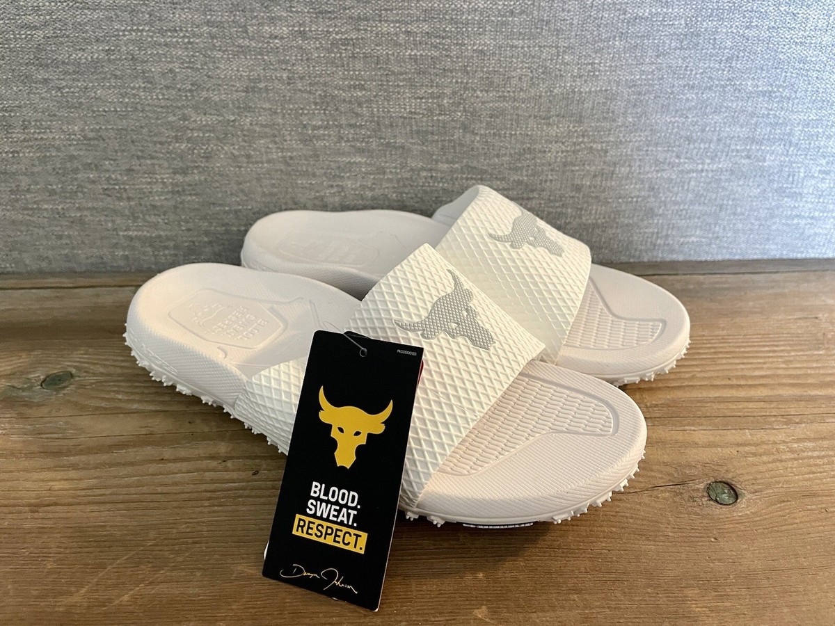 Under Armour UA Project Rock Brahma Bull Slides Sandals  display picture 3