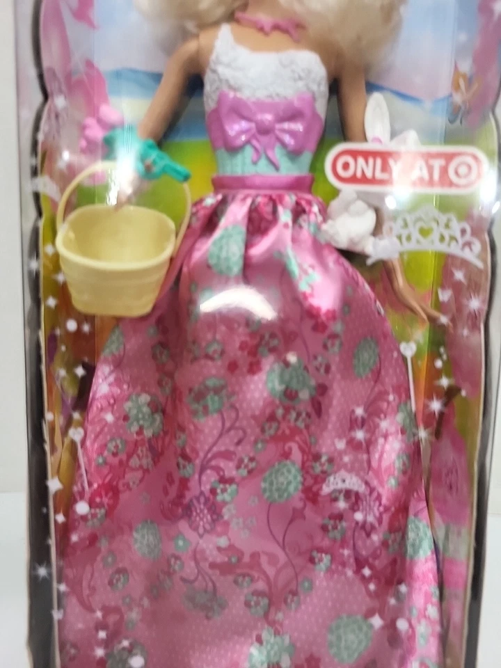 Barbie Muñeca Mágica de Cuento de Hadas con Cesta y Conejo 2011 Mattel W2942 RARA Foto 3 de 4