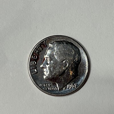 1967 Dime Roosevelt Error Coin