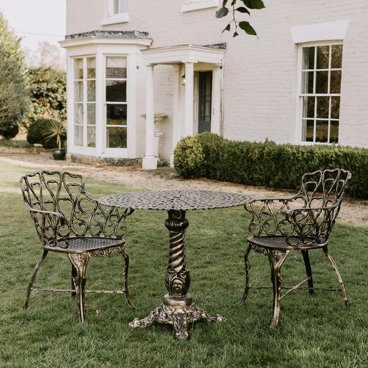 Furniture Set Vintage Cast Aluminium Garden Furniture Cast