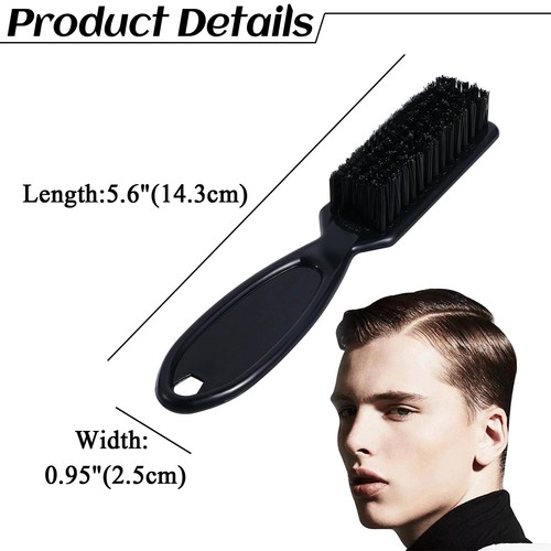 2pcs Neck Duster Brush Barber Hair Blade Clipper Cleaning Brush Hairdressing Set - Picture 15 of 39