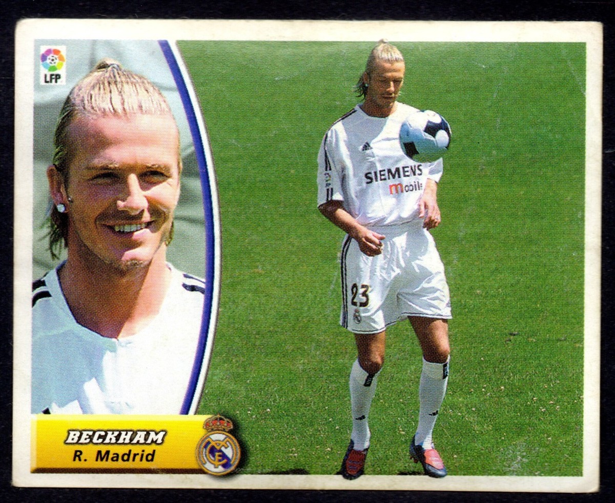 DAVID BECKHAM - REAL MADRID 2003-04 STICKER PANINI LIGA ESTE 03-04