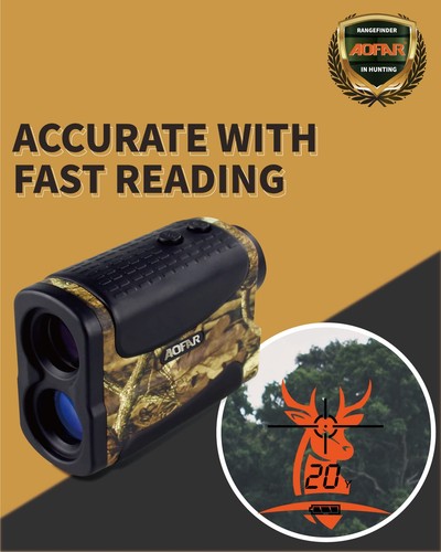 HX-700N Laser Entfernungsmesser Jagd/Golf 700ydsEntfernungs und Geschwindigke... - Bild 3 von 6