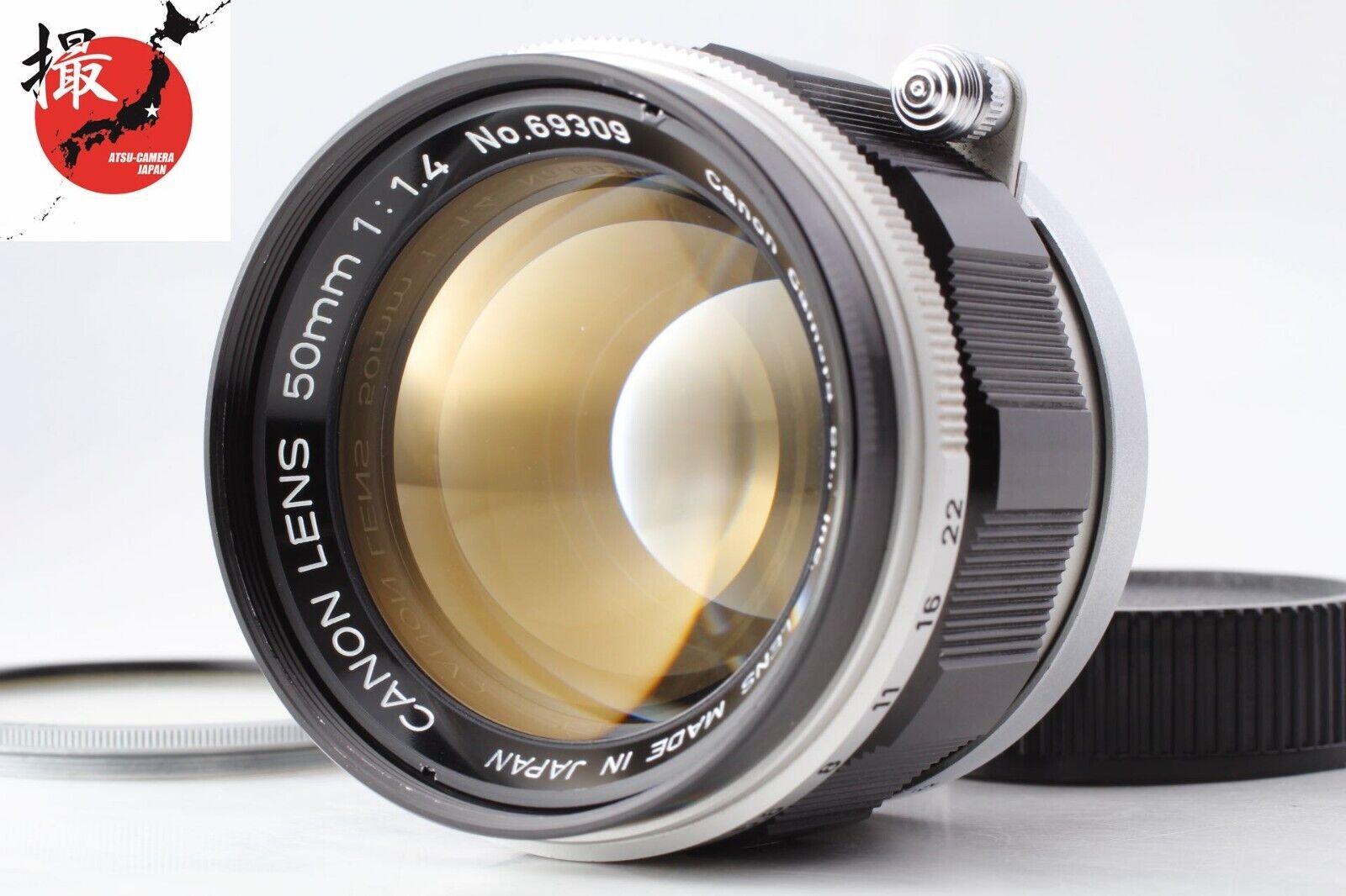 【MINT】 Canon 50mm f/1.4 LTM L39 Leica Screw Mount Film Camera Lens From  JAPAN